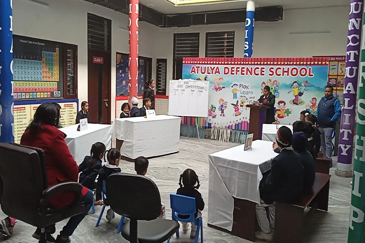 Cadet facilities and training areas at Atulya Defence School